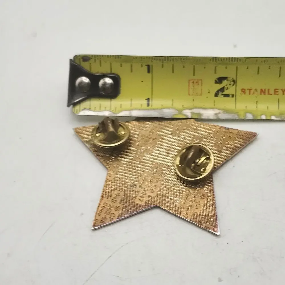 2009 Lions Club 5M-9 Mid-Winter Frazee Wolf Lake USA Canada Star Double Post Pin
